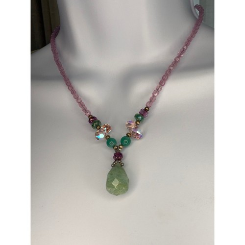 Beaded pendant necklace womens - pendant,